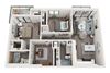 B14D Floor Plan B14D Floor Plan at Alameda West, Miami, FL, 33144