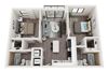 B4 Floor Plan B4 Floor Plan at Alameda West, Miami