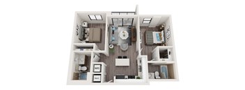 B5 Floor Plan at Alameda West, Florida