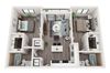 B7 Floor Plan B7 Floor Plan at Alameda West, Miami, FL, 33144