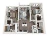 B9 Floor Plan B9 Floor Plan at Alameda West, Miami, 33144