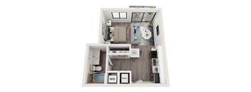 S3 Floor Plan at Alameda West, Florida