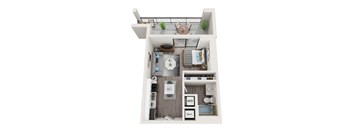S4 Floor Plan at Alameda West, Florida, 33144
