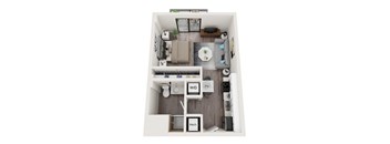 S5 Floor Plan at Alameda West, Miami, FL, 33144