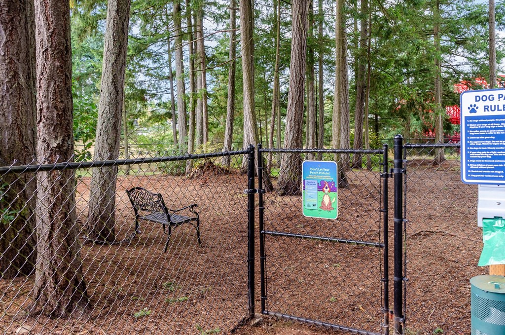 Dog Park at Abbey Rowe Apartments in Olympia, Washington, WA