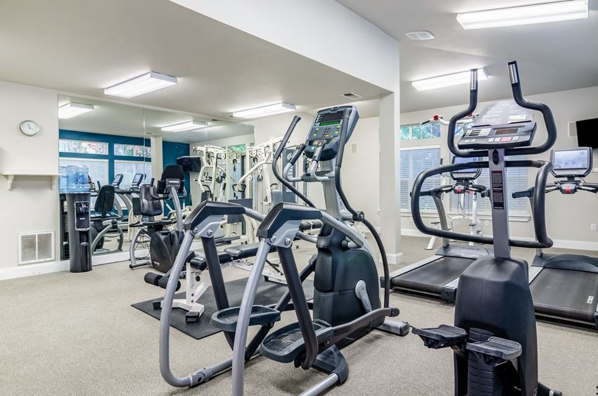 Abbey Rowe Apartments Fitness Center Cardio Equipment Cardio Equipment at Abbey Rowe Apartments in Olympia, Washington, WA