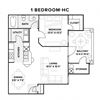 1 Bedroom (HC Accessible)