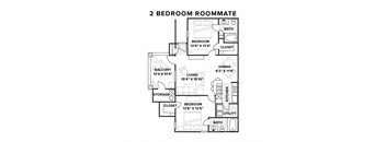 2 Bedroom Roommate