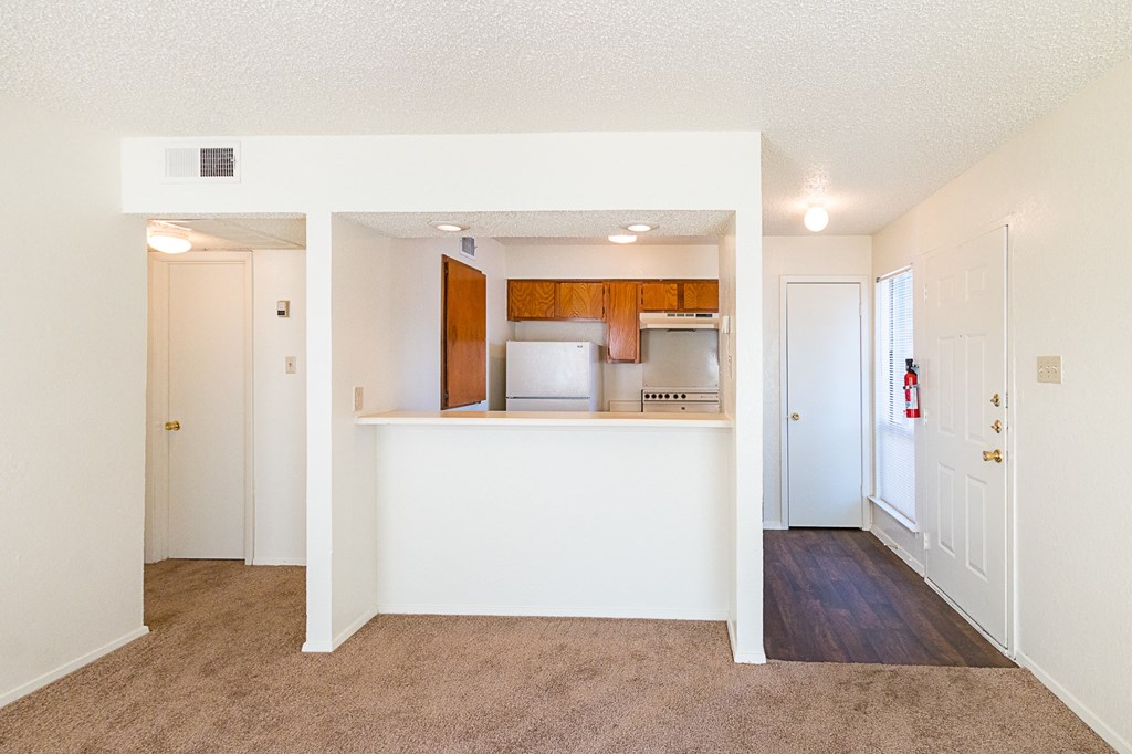 Unit Kitchen at Heritage Square Apartments in Waco, TX