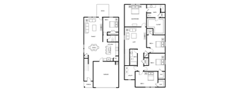 Ash Floor Plan - 5 Bed/3 Bath - 2609 SF at Beacon at Ashley River Landing in Summerville, SC