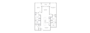 Harlow River Oaks Floor Plan B10, Houston, TX