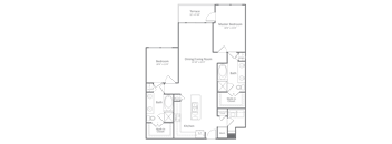 Harlow River Oaks Floor Plan B11, Houston, TX