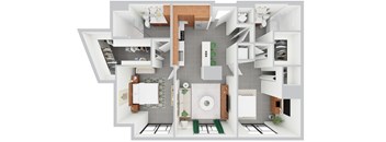 B11, 2 bed 2 bath | 987 sq ft | Alvorada on the Bay in North Miami Beach, FL