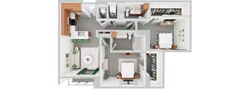 B13, 2 bed 2 bath | 1016 sq ft | Alvorada on the Bay in North Miami Beach, FL