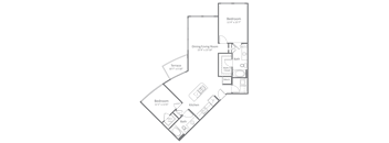 Harlow River Oaks Floor Plan B2, Houston, TX