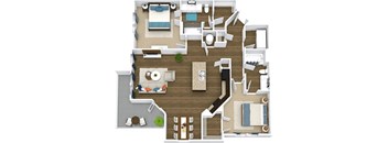 sienna floor plan of GreenVue in Richardson, TX