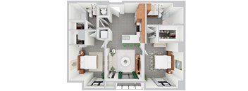 B4, 2 bed 2 bath | 896 sq ft | Alvorada on the Bay in North Miami Beach, FL