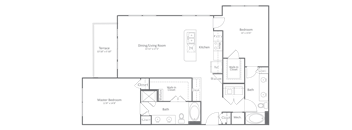 Harlow River Oaks Floor Plan B5, Houston, TX