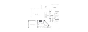 Harlow River Oaks Floor Plan B6, Houston, TX