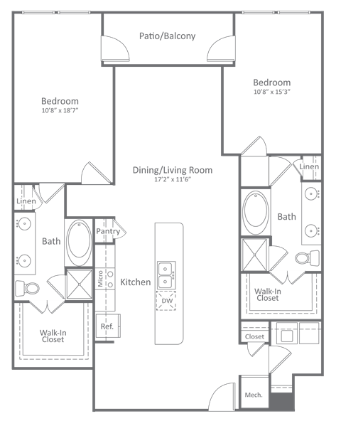 Harlow River Oaks Floor Plan B9, Houston, TX