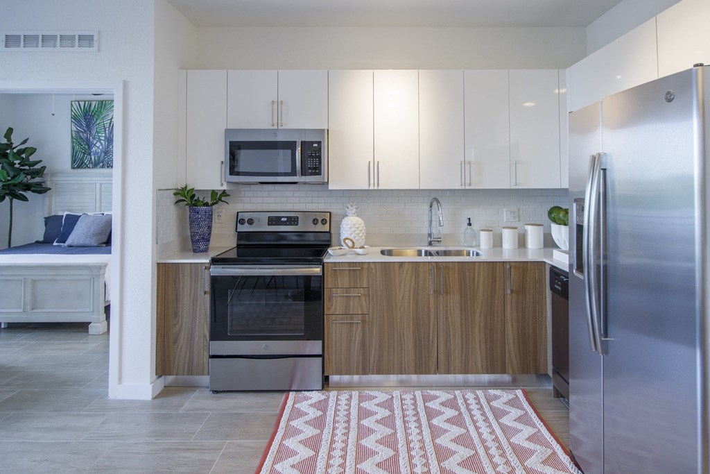 Appliances in kitchen at Blue Lagoon 7, Miami, FL, 33126