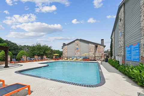 Pool at Brighton Place in Lewisville, TX