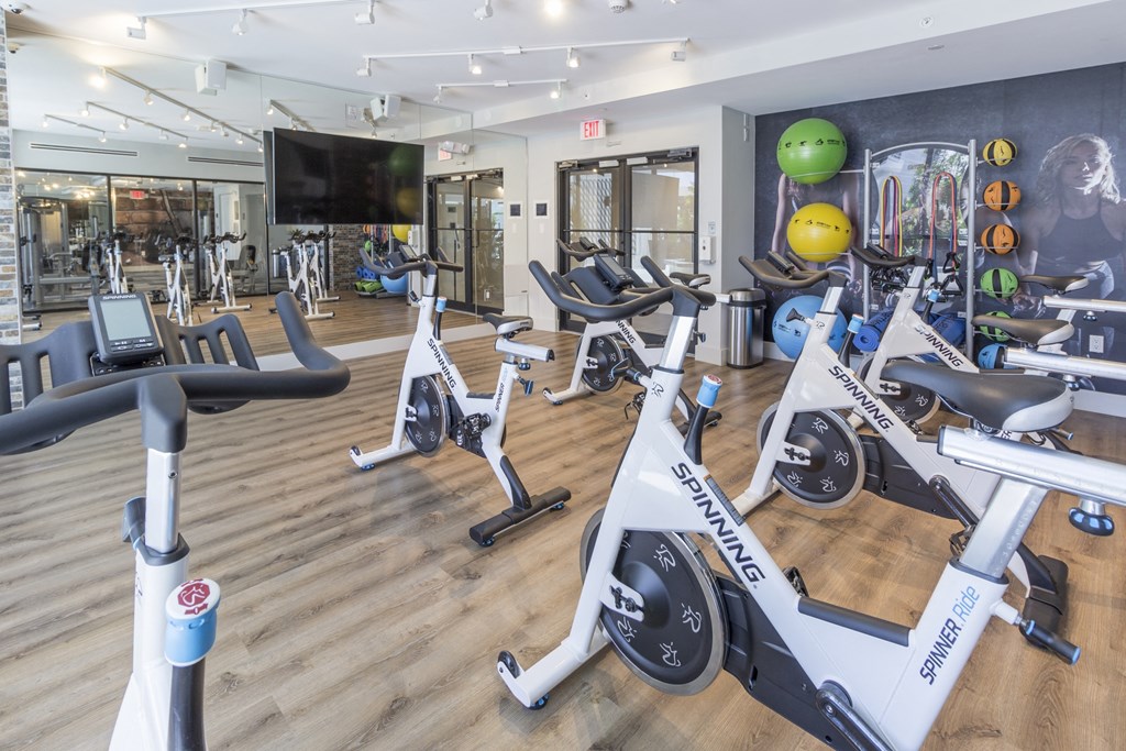 Spin Room with Fitness OnDemand at Bay Village1, Palmetto Bay, Florida