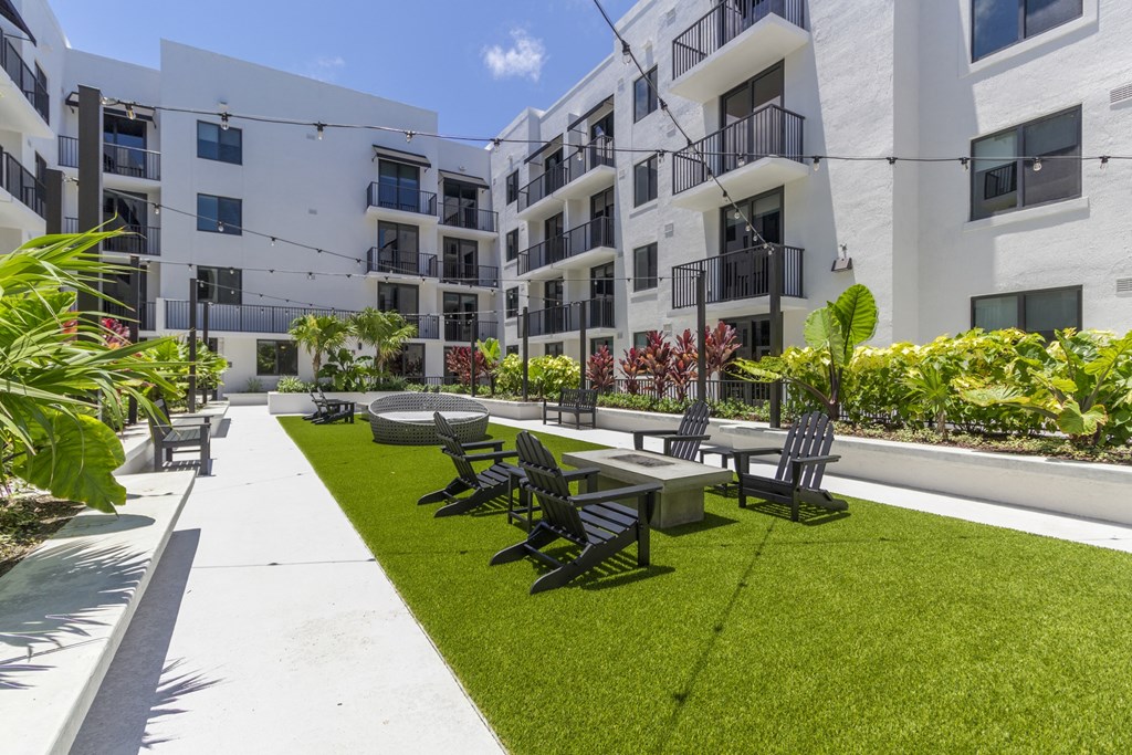 Outdoor Firepit at Bay Village1, Palmetto Bay, FL