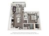Asher 1 Bedroom 1 Bath Floor Plan Asher 1 Bedroom 1 Bath Floor Plan at Bay Village1, Palmetto Bay
