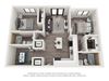 Barton 2 Bed 2 Bath Floor Plan Barton 2 Bed 2 Bath Floor Plan at Bay Village1, Palmetto Bay, FL
