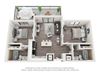 Berke 2 Bed 2 Bath Floor Plan Berke 2 Bed 2 Bath Floor Plan at Bay Village1, Palmetto Bay, FL