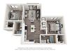 Blaise 2 Bed 2 Bath Floor Plan Blaise 2 Bed 2 Bath Floor Plan at Bay Village1, Palmetto Bay, 33157