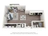 Studio 0 Bedroom 1 Bath Floor Plan Studio 0 Bedroom 1 Bath Floor Plan at Bay Village1, Palmetto Bay