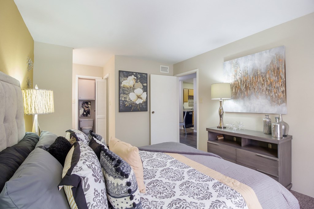 Bedroom Model at Willow Brook Crossing Apartments in Houston, TX