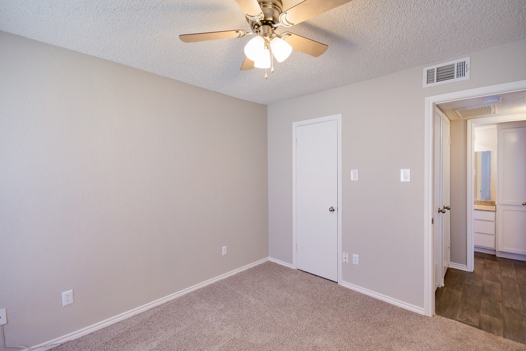 Bedroom at Polaris Apartment Homes in Irving, Texas, TX