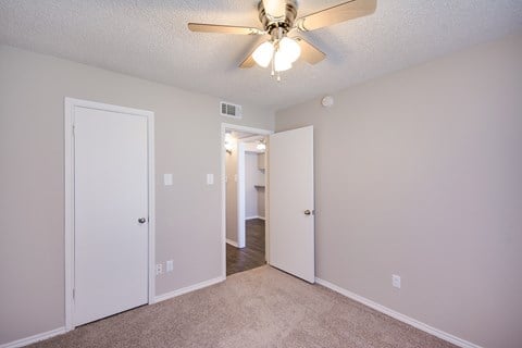 Bedroom at Polaris Apartment Homes in Irving, Texas, TX