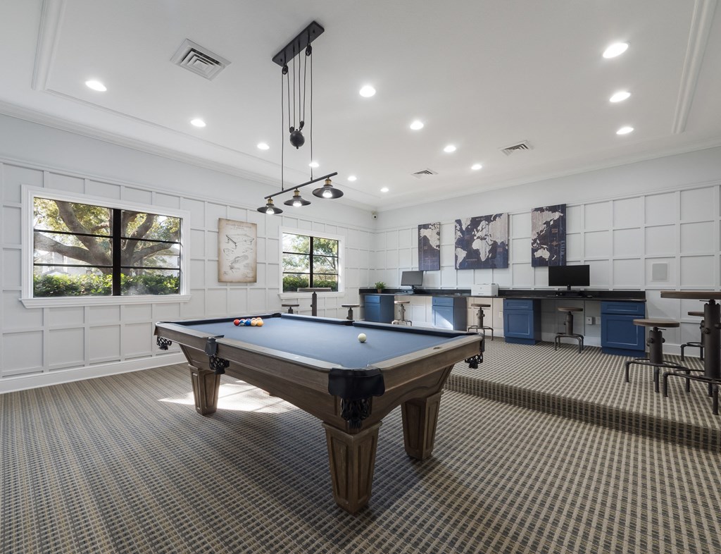 Billiards Room at Sundance at Clermont in Clermont FL