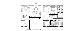 Radiance Floor Plan at Beacon at Bunton Creek, Texas