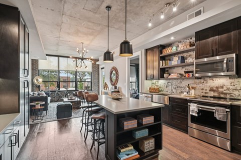 The Case Building Apartments in Dallas, TX 1 bedroom Kitchen