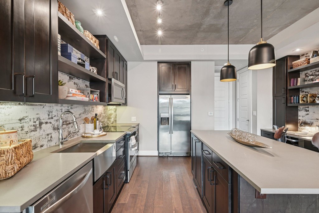 The Case Building Apartments in Dallas, TX 1 Bedroom Kitchen