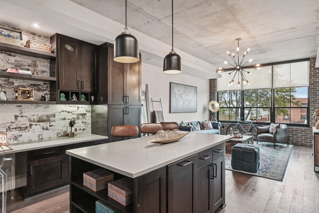 The Case Building Apartments in Dallas, TX 1 Bedroom Kitchen