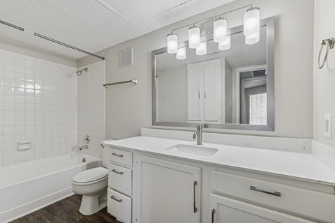 Camino del Sol in Dallas TX Madrid Bathroom