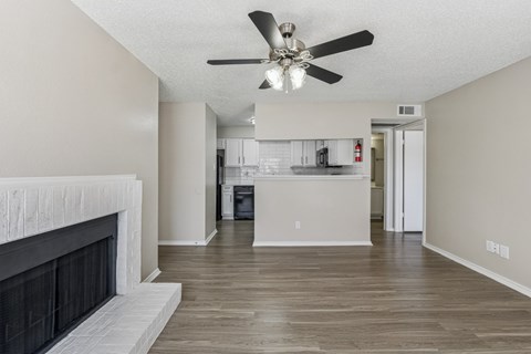 Camino del Sol in Dallas TX Seville Living Room