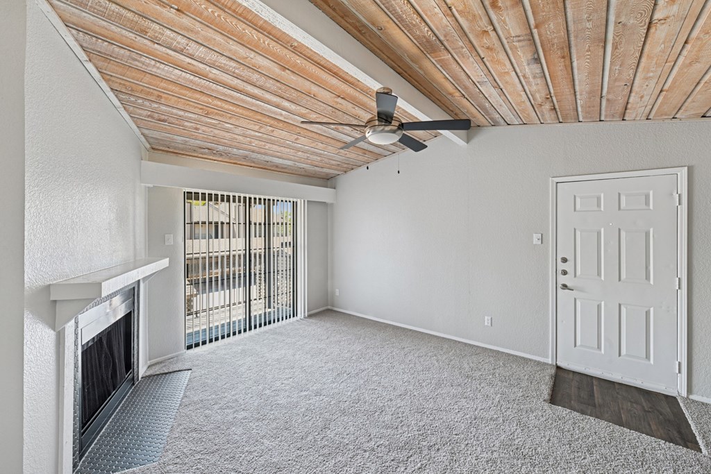Copper Canyon Apartments in Bedford, TX, unit B1 Living Room