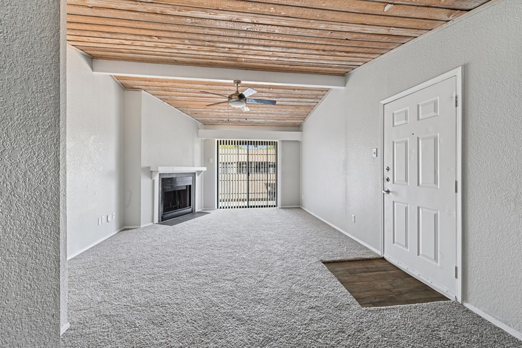 Copper Canyon Apartments in Bedford, TX, unit B1 Living Room