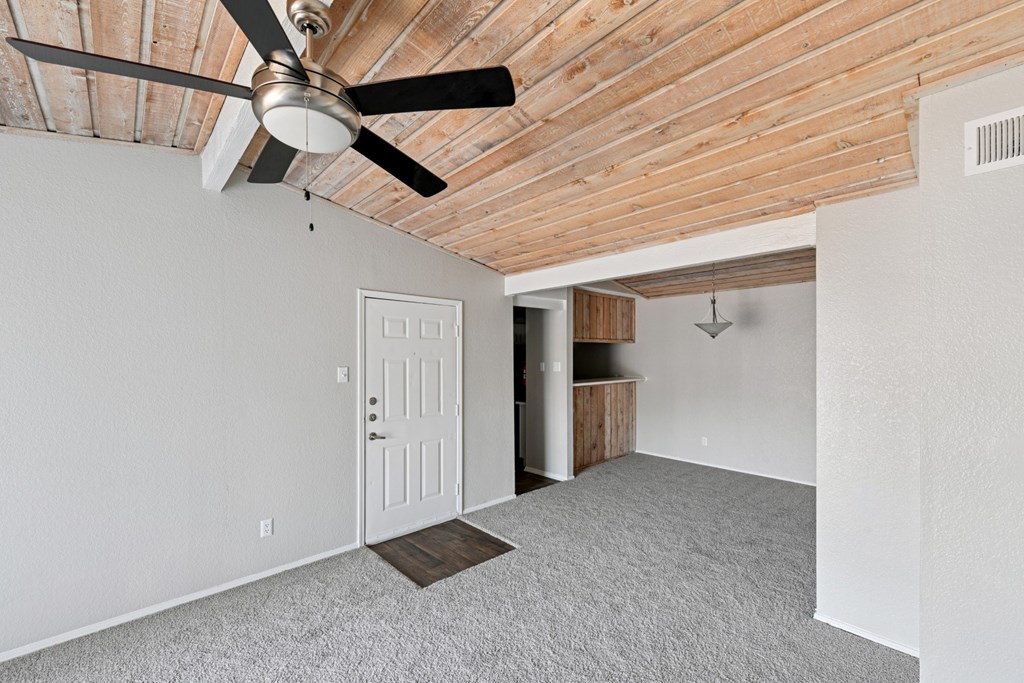 Copper Canyon Apartments in Bedford, TX, unit B1 Living Room