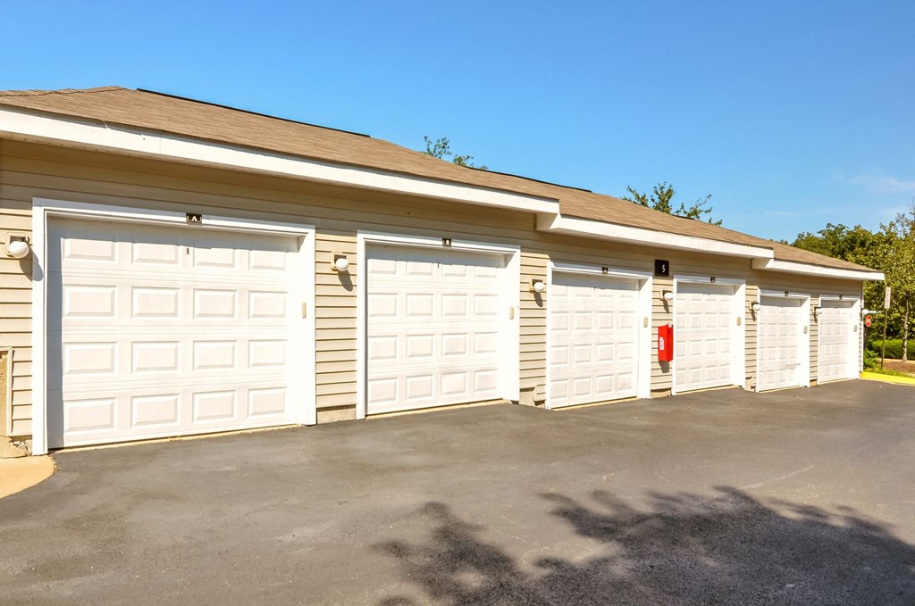 Garages at Courthouse Square Apartments in Stafford, VA