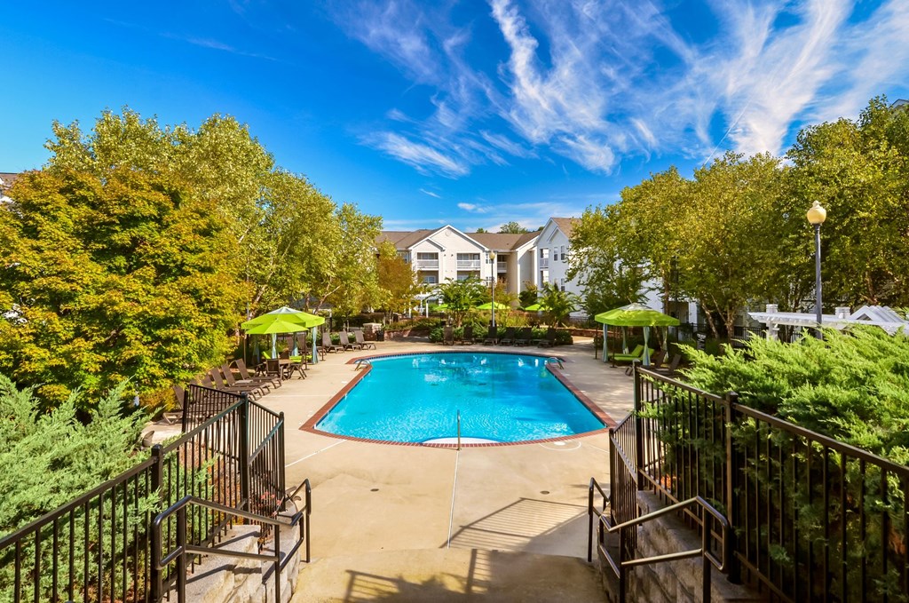 Pool View at Courthouse Square Apartments in Stafford, VA