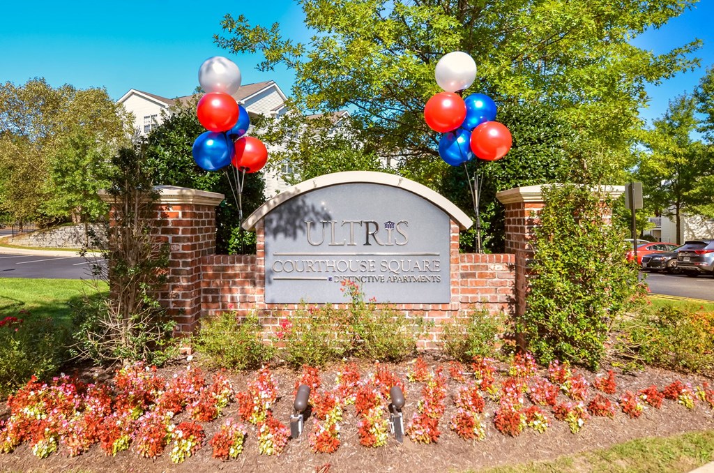 Property Signage at Courthouse Square Apartments in Stafford, VA