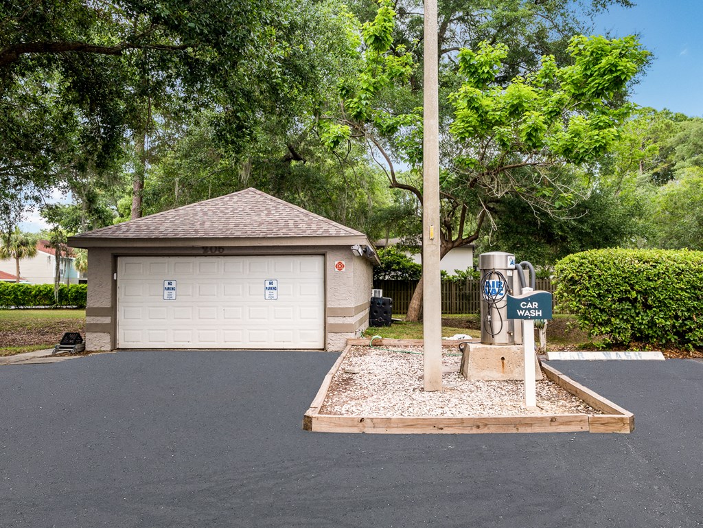 Car Wash Station at Reflections Apartment Homes in Gainesville, Florida, FL